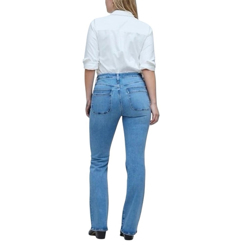 Madewell Cali Demi Boot Medium Wash Stretch Denim Jeans Women’s 32 - Picture 3 of 15